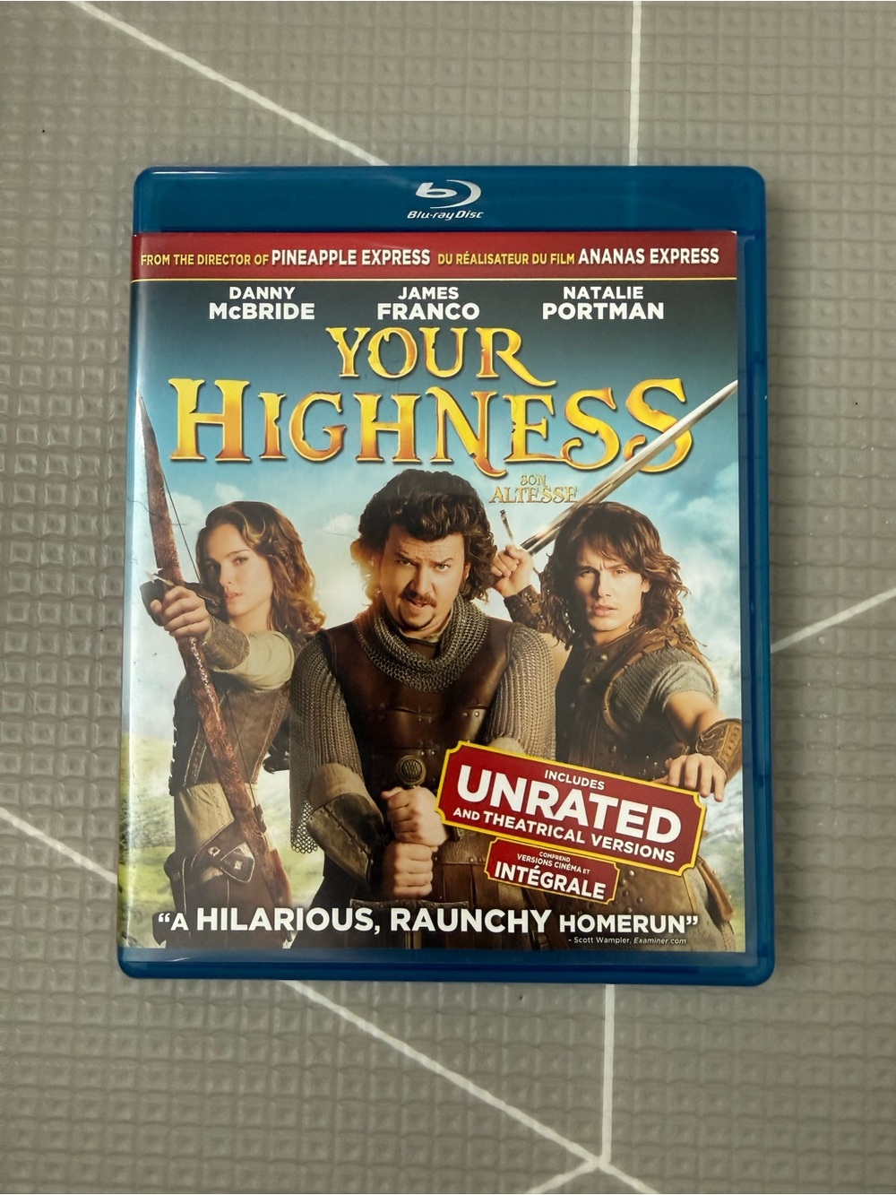 Your Highness Blu-ray Disc - Blue Case